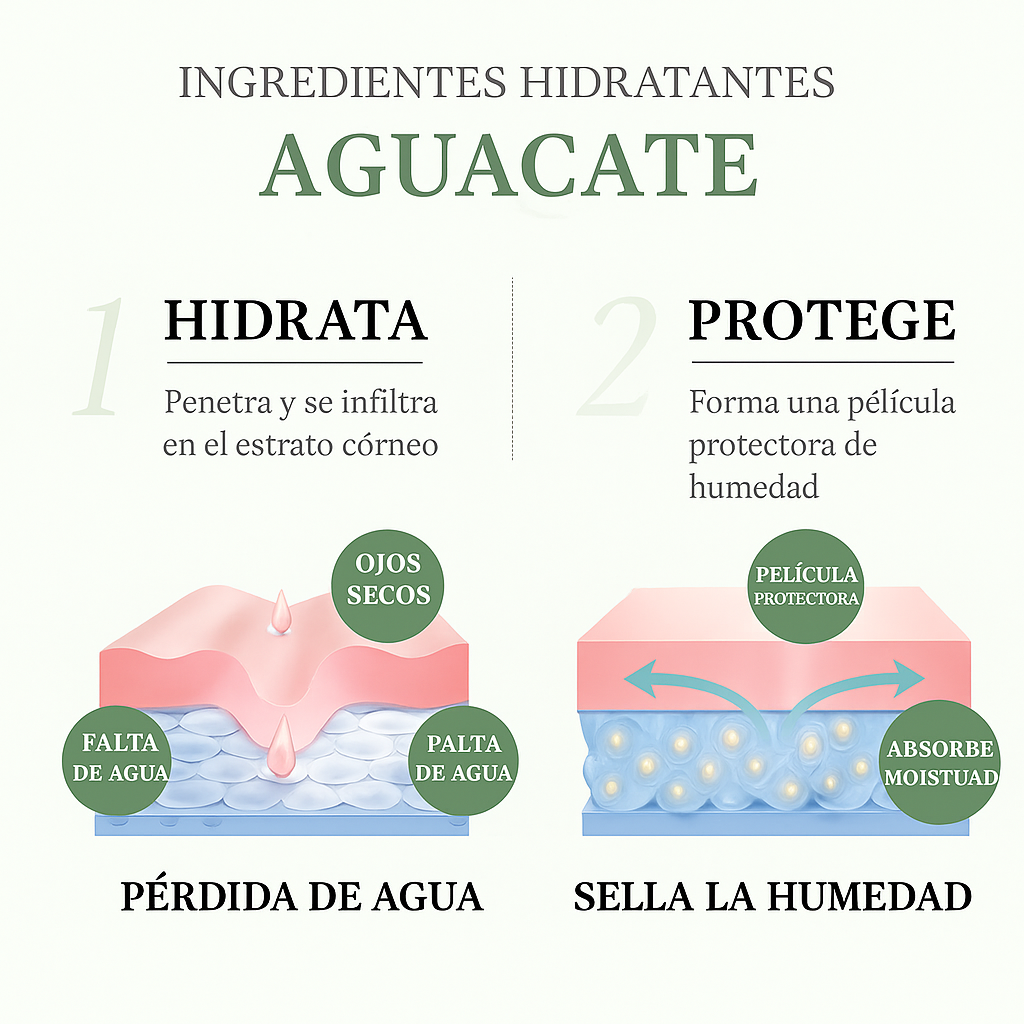 Crema de Ojos Nutritiva de Aguacate