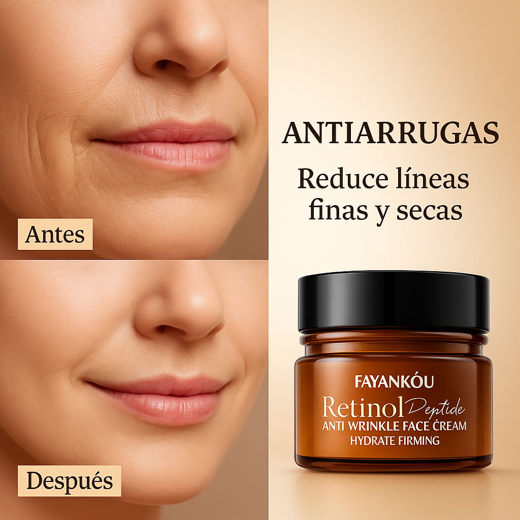 Crema Facial Antiarrugas con Péptidos (50g)