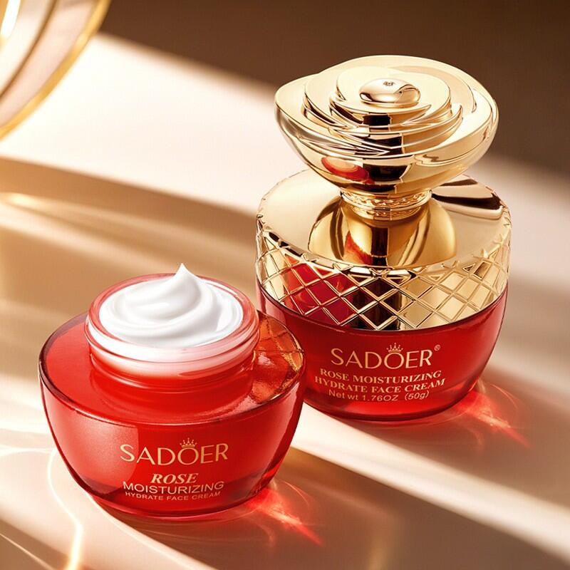 Crema Facial Hidratante de Rosa 50g SADOER