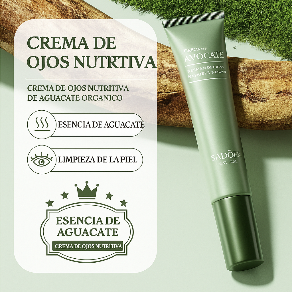 Crema de Ojos Nutritiva de Aguacate