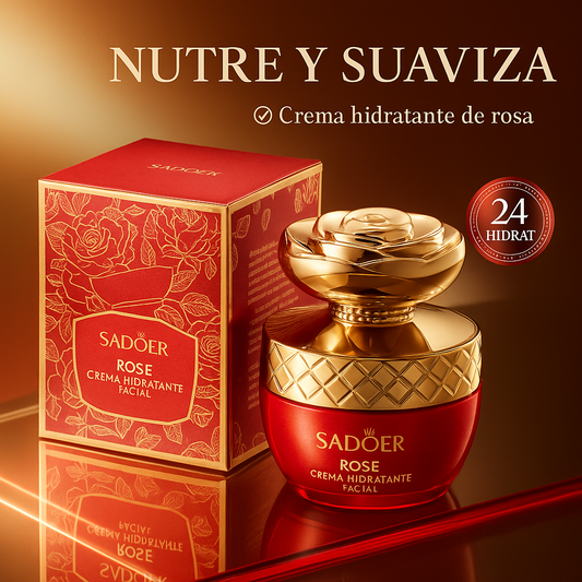 Crema Facial Hidratante de Rosa 50g SADOER