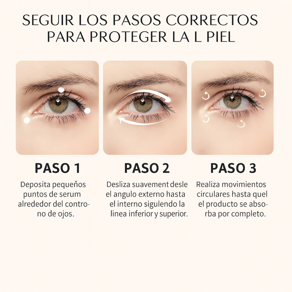 Sérum Contorno de Ojos Antiarrugas con Retinol – Rejuvenece y Restaura tu Mirada