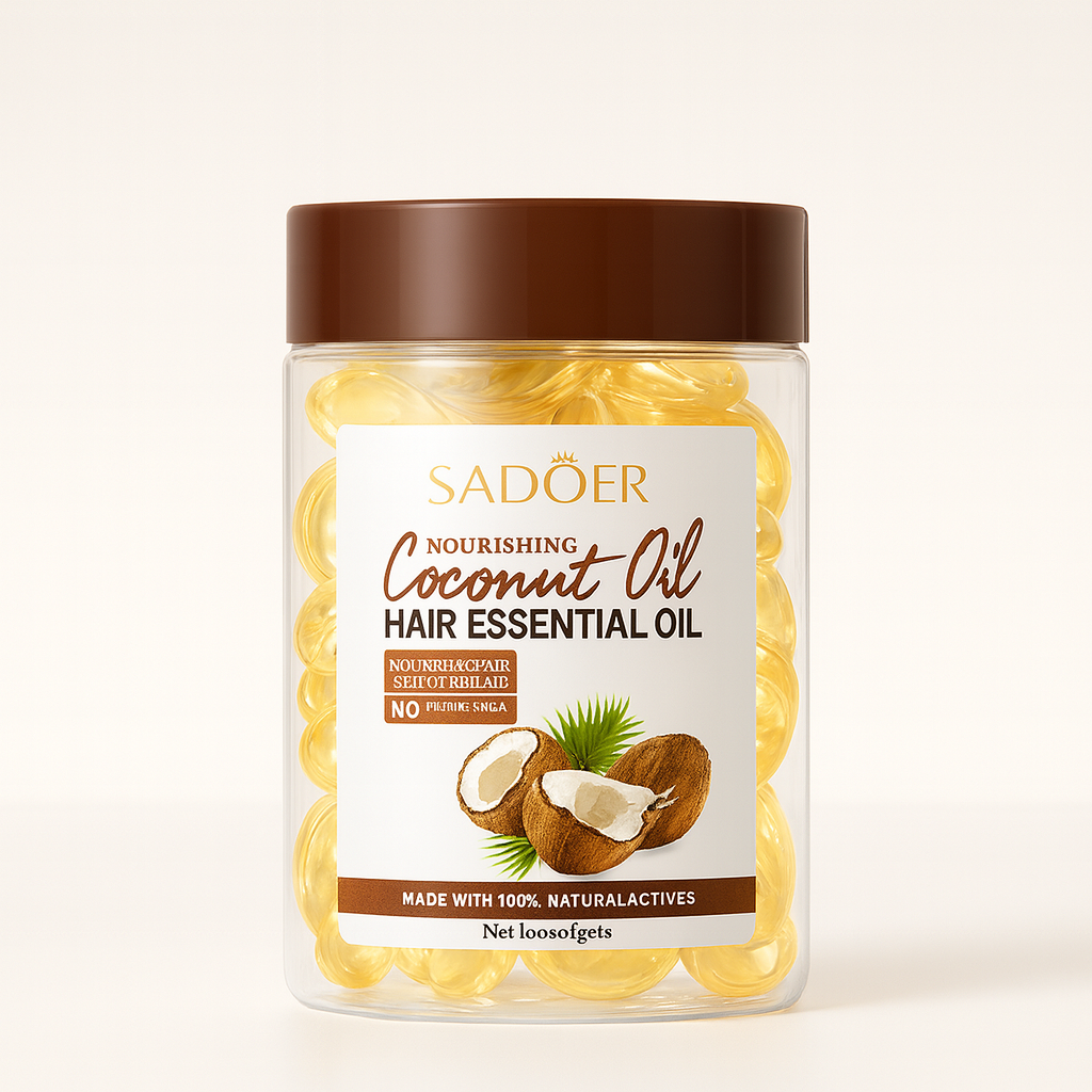 Sérum Facial SADOER con Aceite de Coco 100% Natural