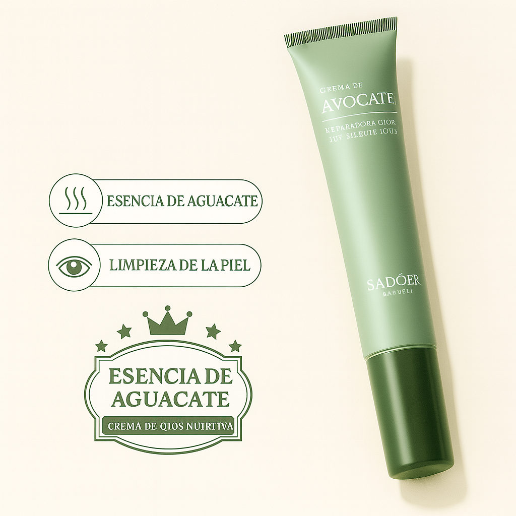 Crema de Ojos Nutritiva de Aguacate