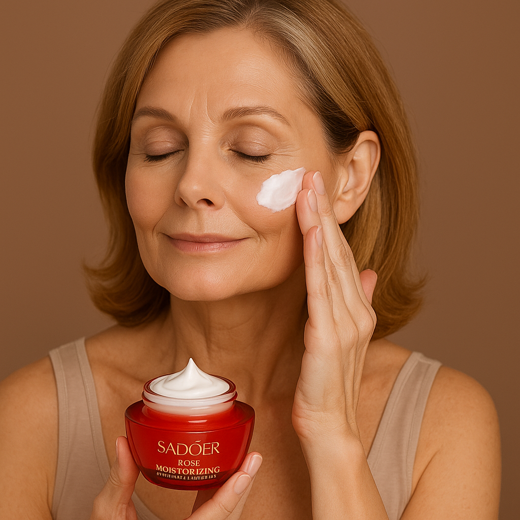 Crema Facial Hidratante de Rosa SADOER