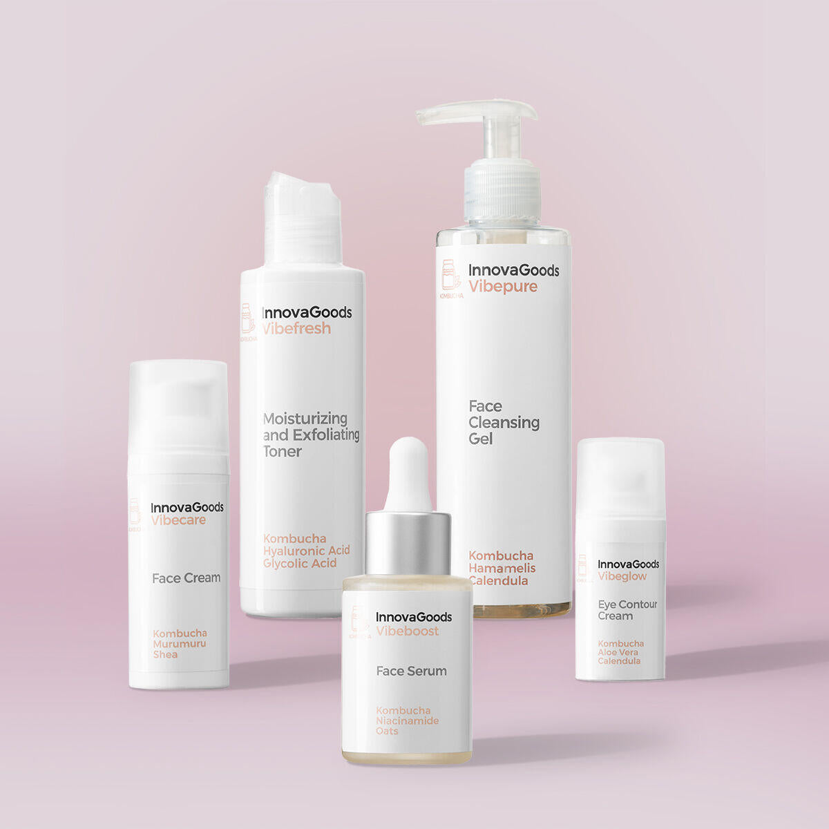 Pack de Rutina Facial Kombucha InnovaGoods